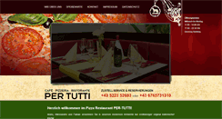 Desktop Screenshot of per-tutti.at